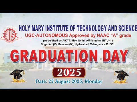 HOLY MARY INSTITUTE OF TECHNOLOGY AND SCIENCE  GRADUATION DAY