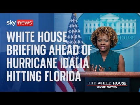 White House briefing as Hurricane Idalia is due to hit Florida