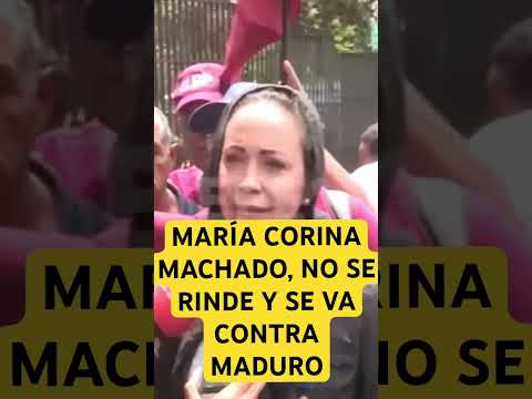 MARÍA CORINA MACHADO SE VA CONTRA MADURO#noticiasdevenezuelahoy #noticiasdehoy #venezuelahoy #viral