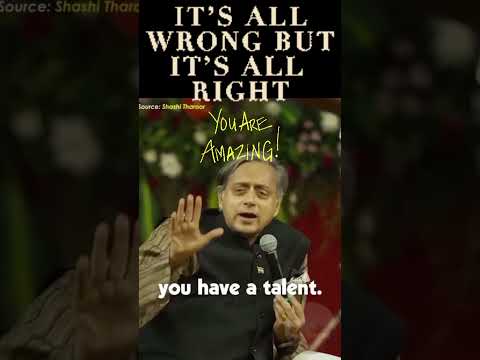 Greatest Motivation Ever | Shashi Tharoor | #greatestofalltime #goat #beyourself #youarethebest