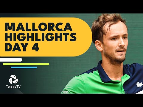 Medvedev Faces Karatsev; Tsitsipas Also In Action | Mallorca 2022 Highlights Day 4