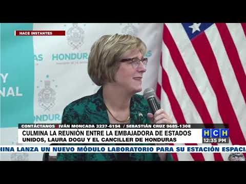 La cooperación seguirá y crecerá: Embajadora de EEUU tras reunión con canciller hondureño