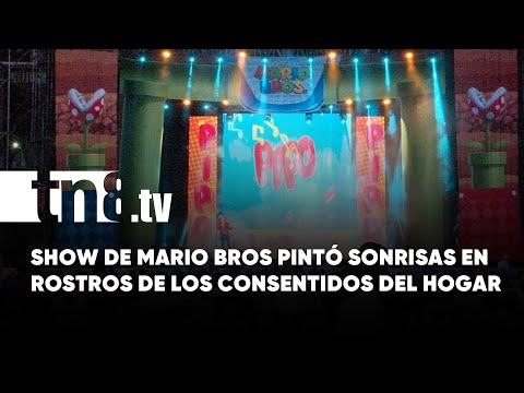 El universo de Mario Bros: Show fantástico en el Polideportivo Alexis Argüello