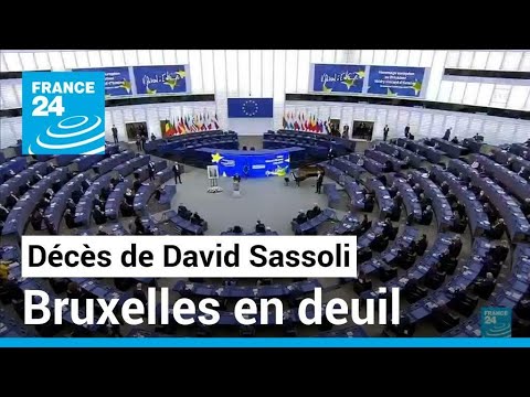 Décès de David Sassoli : Bruxelles en deuil • FRANCE 24