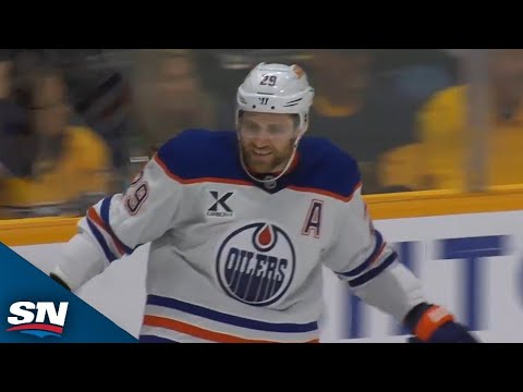 Oilers Leon Draisaitl Goes Top Shelf For A Breakaway Beauty