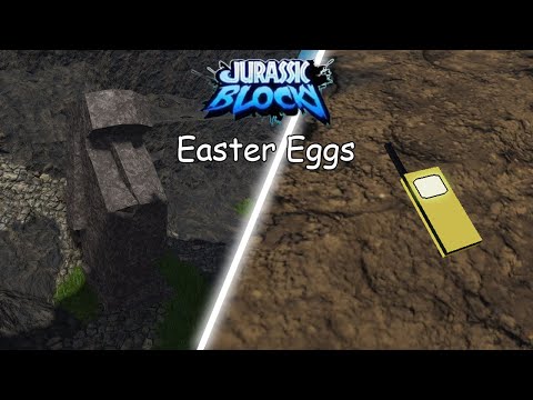 Easter Eggs References | Jurassic Blocky Roblox
