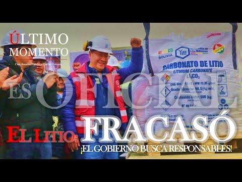 #ÚltimoMomento | ES OFICIAL: EL LITIO BOLIVIANO FRACASÓ -PÉRDIDA DE MIL MILLONES- | #CabildeoDigital