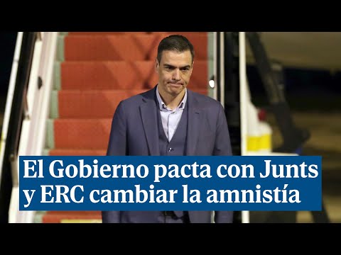 El Gobierno pacta con Junts y ERC cambiar de nuevo la amnistía tras las exigencias de Puigdemont
