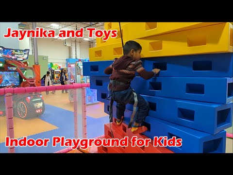 Indoor Playground for Kids. Play Land. Jenny and Toys