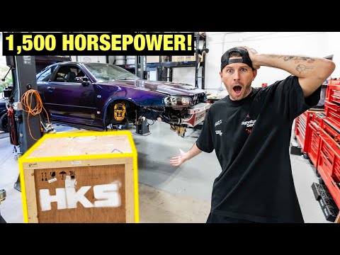 Tj Hunt Unveils HKS Crate Engine for R34 GTR: Exciting Updates Await!