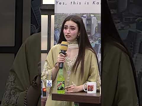 😅😍 #jeetopakistanleague #fahadmustafa #sanajaved #kubrakhan #shorts