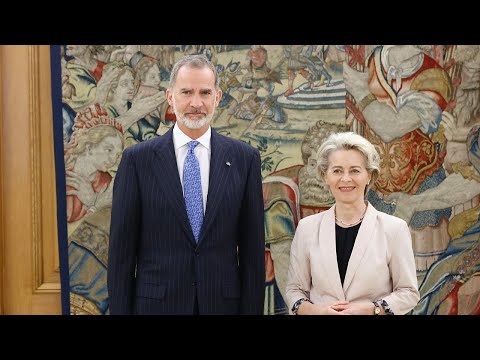 Audiencia de S.M. el Rey a la Sra. Ursula Von Der Leyen, presidenta de la Comisión Europea