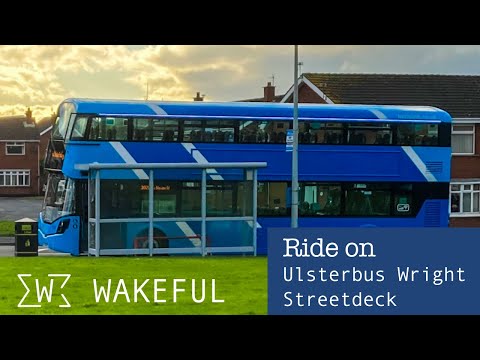 ***FIRST WEEK*** Ride on Ulsterbus Wright Streetdeck (3337)