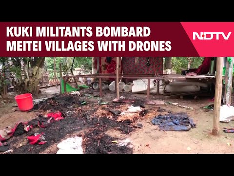 Manipur: Kuki Militants Bombard Meitei Villages With Drones, Set Homes And Vehicles Ablaze