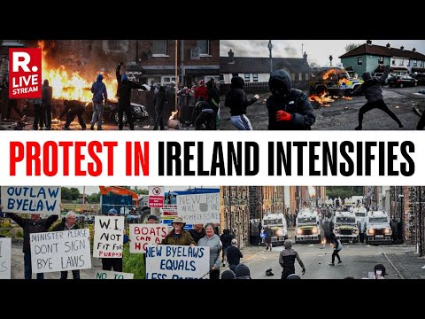 Violence Erupts For Third Consecutive Night In Northern Ireland As Police Deploy Water Cannons