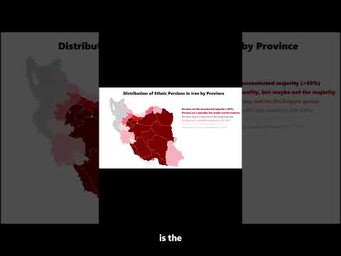 Persian ≠ Iranian (Persians are less than half of all Iranians)