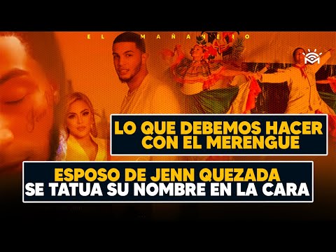 Esposo de Jenn Quezada se tatua su nombre en la cara - El Merengue dominicano - El Bochinche