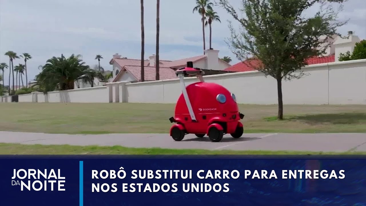 Robô substitui carro para entregas nos Estados Unidos
