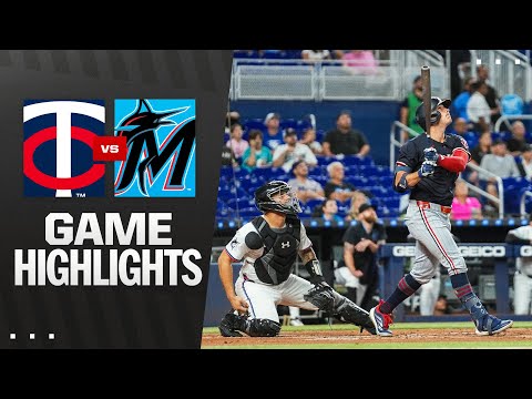 Twins vs. Marlins Game Highlights (7/2/25) | MLB Highlights