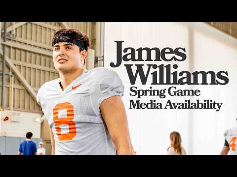 James Williams after Spring Game – Oklahoma State Football Media Availability (4-18-2026)