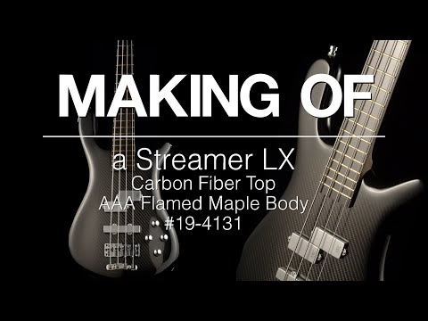 MAKING OF - Custom Carbon Fiber Top Streamer Bass | Warwick Custom Work Shop