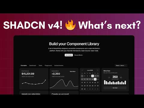 Shadcn v4 Drops! 🚀 My Top Predictions & Exciting New Features!