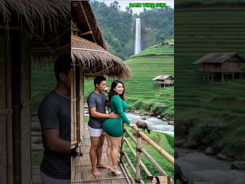 ASMR Rain in Bamboo Hut 🌧️ | Rain Sounds for Sleep | No Talking #asmrain #heavyrain