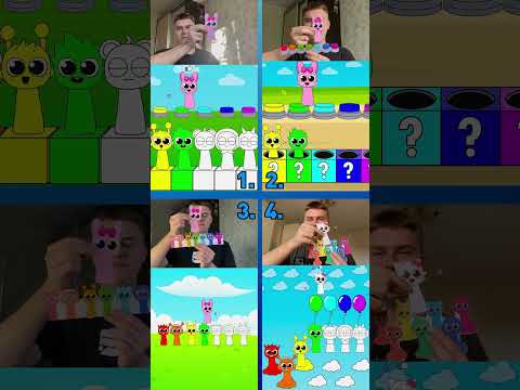 NEW Pinki Sings the ColorsMixing Song 🎶🌈 | Sprunki Incredibox Coloring Challenge