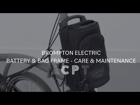 Brompton Electric - battery & bag frame - care & maintenance