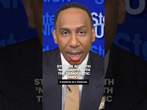 Stephen A. Smith ‘not happy with the Democratic party’