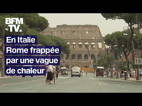 Canicule: Rome étouffe sous de fortes chaleurs