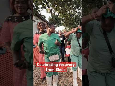 Staff celebrates as patients recover from Ebola