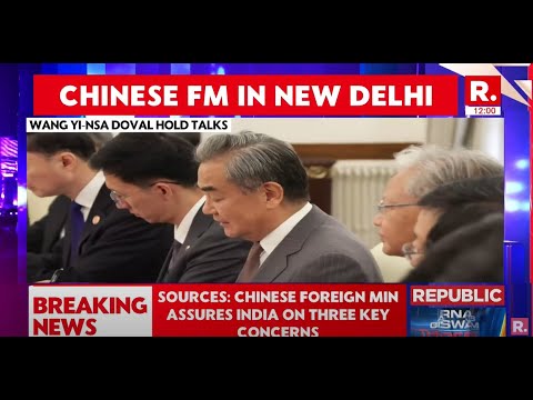 LIVE: NSA Ajit Doval & Chinese Foreign Minister Wang YI Holds Special Talks