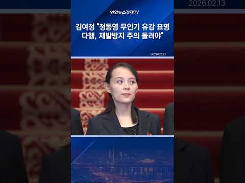 김여정 "정동영 무인기 유감 표명 다행…재발방지 주의 돌려야"