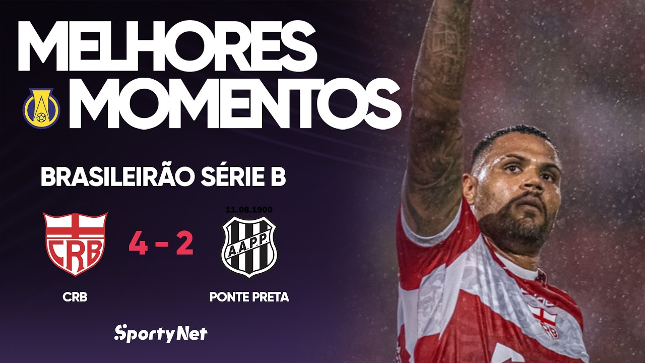 VIRADA INSANA DO CRB E CRISE DA MACACA NA SÉRIE B! Melhores Mometons -CRB 4 x 2 Ponte Preta