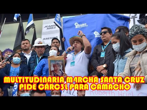 ORGANIZACIONES SOCIALES LL3GAN HASTA  PALACIO DE JUSTICIA DE SANTA CRUZ PIDEN CÁRC3L PARA CAMACHO