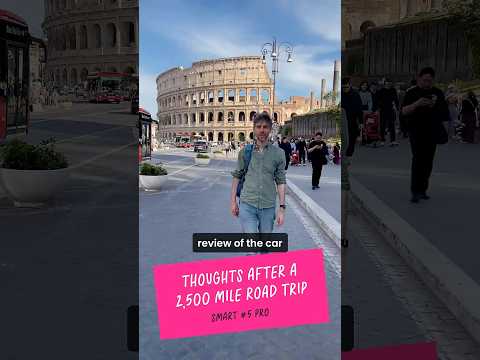 2,500 miles in the electric Smart #5. How was it? #smart #hashtag5 #evroadtrip