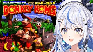 #2【 スーパードンキーコング 】完全初見！スーパードンキーコングに挑戦！【 汐空なみり 】