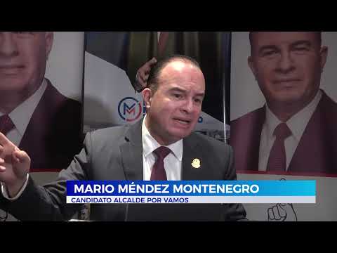 Mario Méndez Montenegro de VAMOS presenta plan de trabajo para la capital