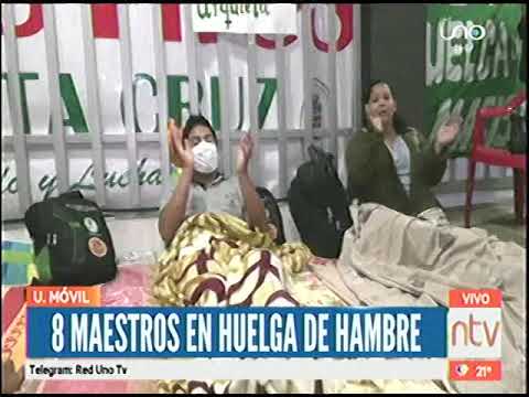 29032023 LORENZO CHAVEZ  MAESTROS EN PIQUETE DE HUELGA EN TODO EL PAÍS  RED UNO