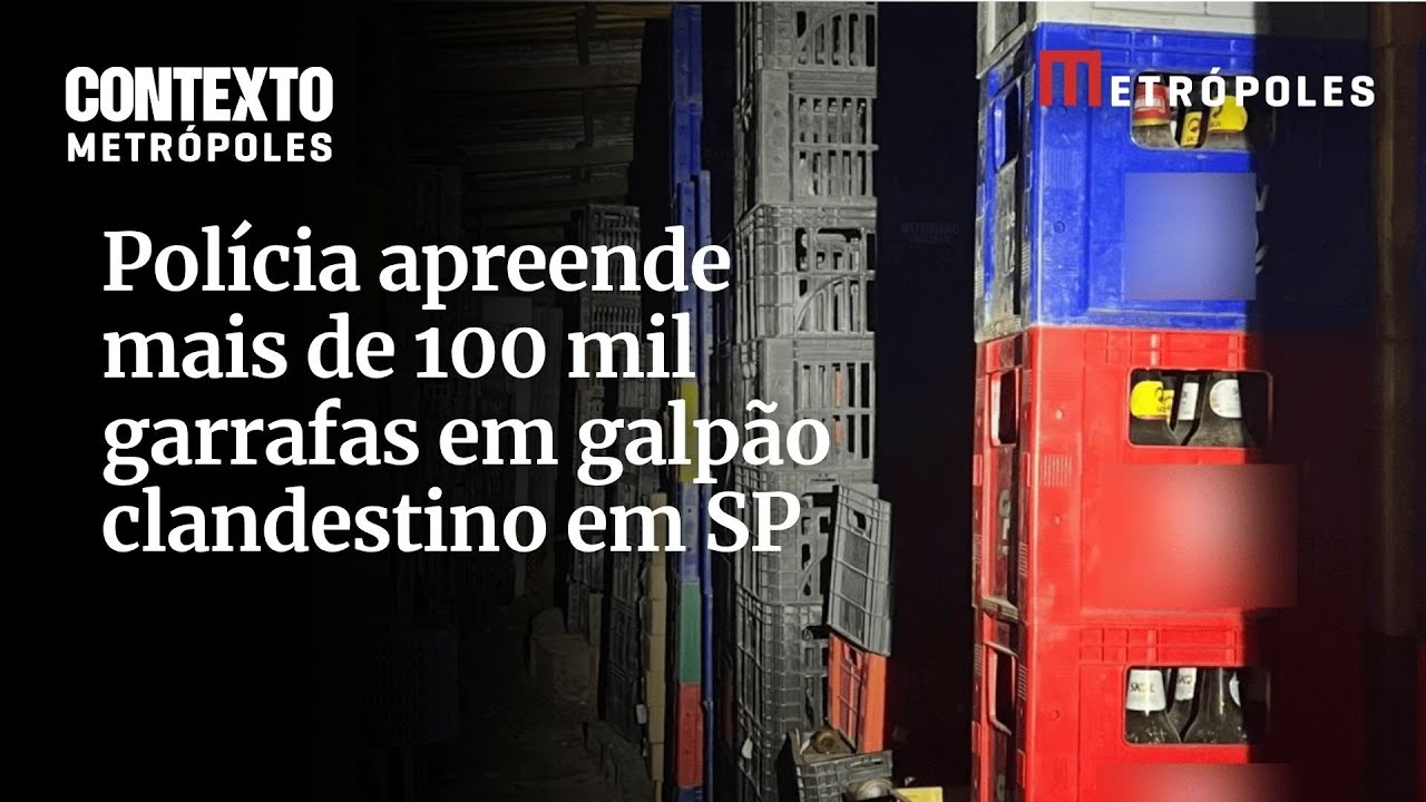 Crise do metanol: polícia apreende mais de 100 mil garrafas em galpão clandestino em SP