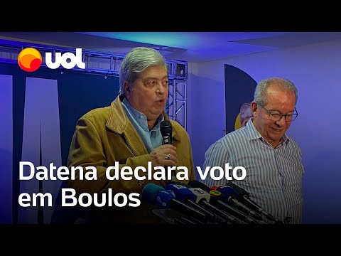 Datena declara voto em Boulos: 'Contra a infiltração do crime organizado em São Paulo'