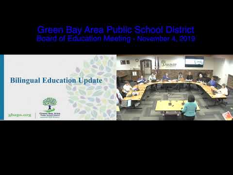 GBAPSD Board of Education Meeting: November 4, 2019