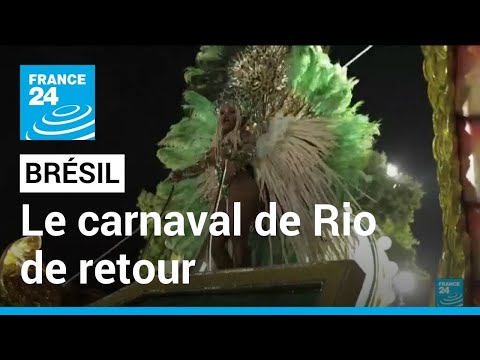 Brésil : le carnaval de Rio brille de mille feux au sambodrome • FRANCE 24