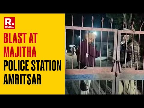 Blast At Majitha Police Station  Due To Tyre Blast In Amritsar Last Night