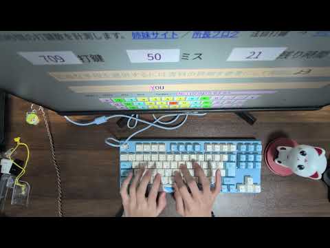 打鍵トレーナー高速 1061打鍵 varmilo v2 sea melody ジャスミン軸