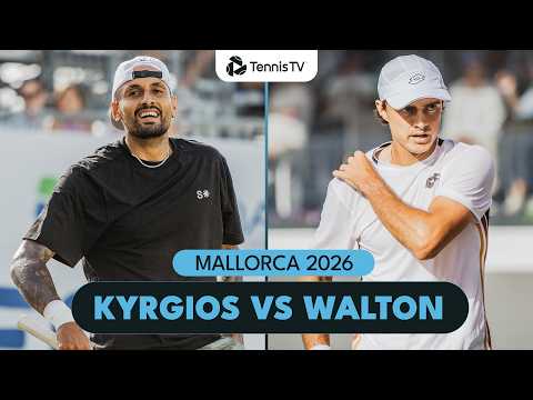 Nick Kyrgios vs Adam Walton All-Aussie Battle 🇦🇺💪 | Mallorca 2026 Highlights