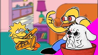 Huntleo reacciona a "Homero Simpson SI APOYA a Lisa con la MUSICA y te