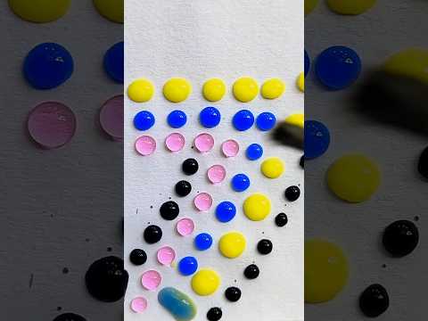 Ý tưởng vẽ sáng tạo với giọt nước💧💦 #shorts #creativeart