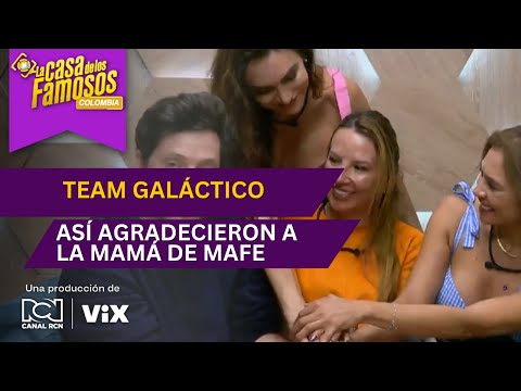 La respuesta del 'Team galáctico' al mensaje de la mamá de Mafe | La casa de los famosos Colombia